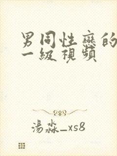 男同性恋的黄色一级视频