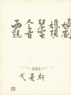 两个儿媳妇免费观看电视剧第1集