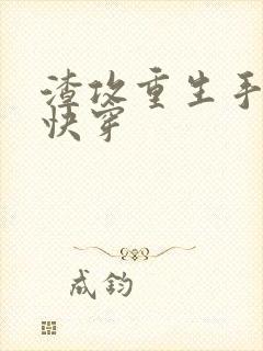 渣攻重生手册(快穿封面