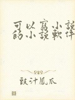 可以写小说赚钱的小说软件