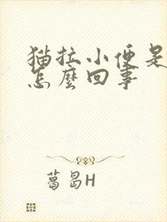 猫拉小便是红色怎么回事封面