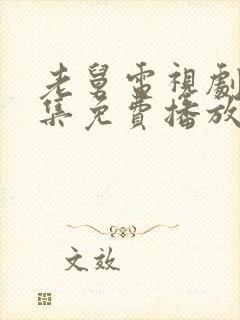 老舅电视剧40集免费播放