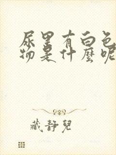 尿里有白色沉淀物是什么呢