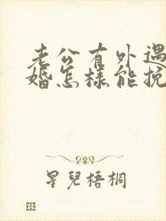 老公有外遇要离婚怎样能挽回