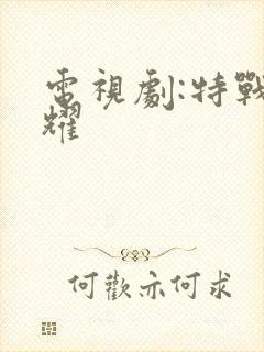 电视剧:特战荣耀