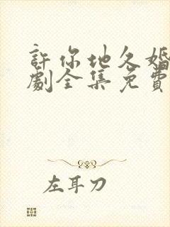 许你地久婚长短剧全集免费观看封面