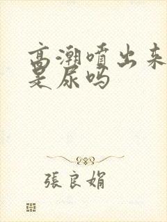 高潮喷出来的水是尿吗封面