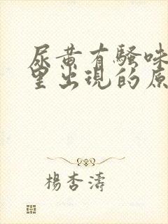 尿黄有骚味是哪里出现的原因