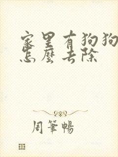 家里有狗狗尿味怎么去除