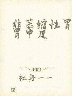 非萎缩性胃炎全胃中度