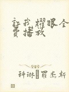 许我耀眼全集免费播放