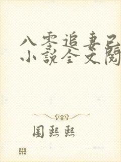 八零追妻已太迟小说全文阅读