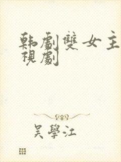 韩剧双女主的电视剧封面