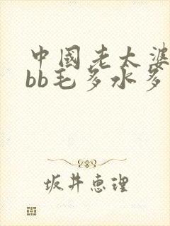 中国老太婆bbbb毛多水多封面