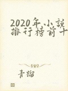 2020年小说排行榜前十名完结封面