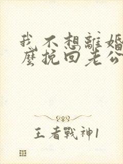 我不想离婚该怎么挽回老公