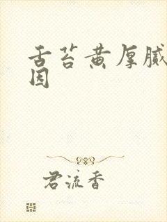 舌苔黄厚腻的原因封面