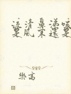 流清鼻涕咳黄痰是风寒还是风热