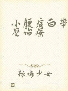 小腹痛白带多怎么治疗