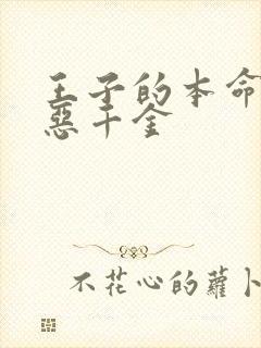 王子的本命是邪恶千金