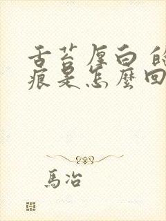 舌苔厚白 的齿痕是怎么回事