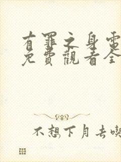 有罪之身电视剧免费观看全集高清2026集