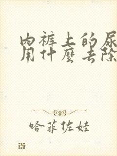 内裤上的尿骚味用什么去除