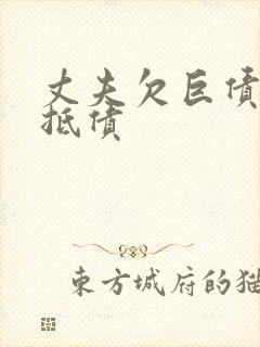 丈夫欠巨债妻子抵债