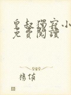 皇叔独宠小王妃免费阅读