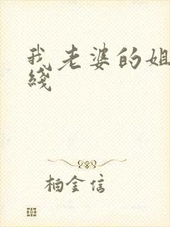 我老婆的姐姐在线封面
