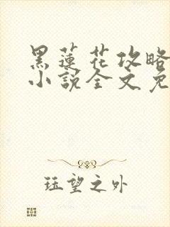 黑莲花攻略手册小说全文免费阅读笔趣阁