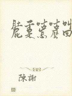 肚子咕咕叫爱放屁是怎么回事封面