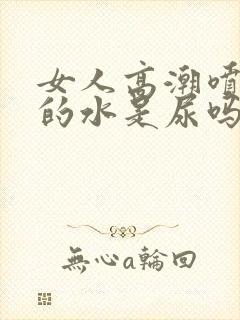 女人高潮喷出来的水是尿吗