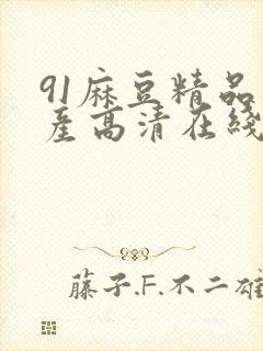 91麻豆精品国产高清在线观看