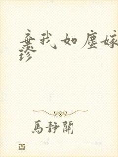 弃我如尘嫁我如珍封面