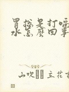 胃总是打嗝反酸水怎么回事封面