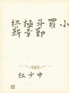 终极斗罗小说最新章节