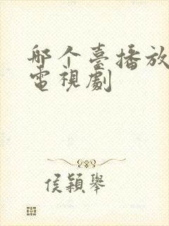 哪个台播放罚罪电视剧