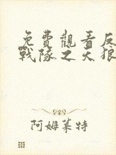 免费观看反恐特战队之天狼电视剧