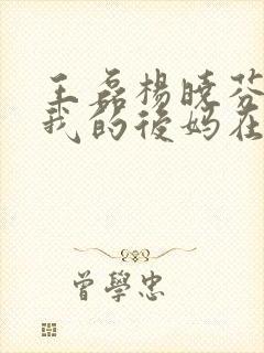 王磊杨晓芬小说我的后妈在线阅读封面