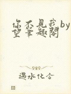 你不见我by在望笔趣阁