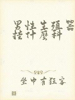 男性生殖器疾病挂什么科