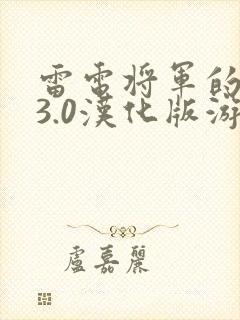 雷电将军的惩罚3.0汉化版游戏