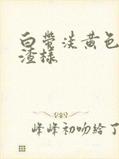 白带淡黄色豆腐渣样封面