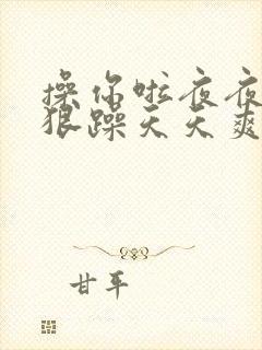 操你啦夜夜操狠狠躁天天爽