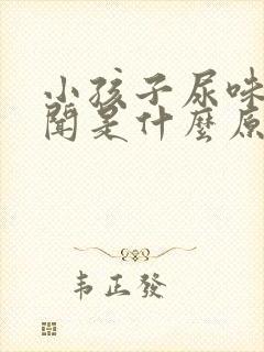 小孩子尿味大难闻是什么原因