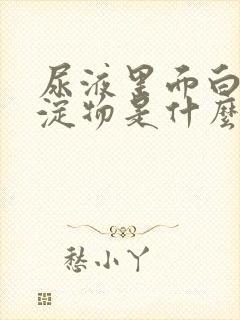 尿液里面白色沉淀物是什么