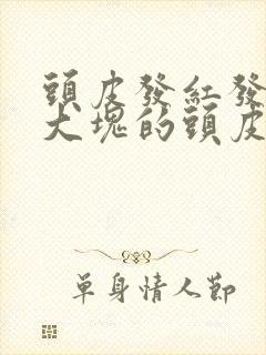 头皮发红发痒有大块的头皮屑是怎么回事