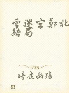 雪迷宫郑北家人结局封面