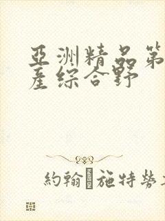 亚洲精品第一国产综合野